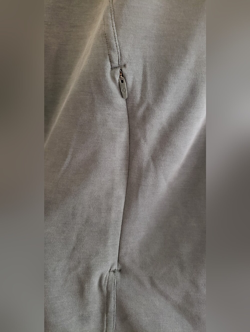 Lululemon Size 6 Green Softstreme Long-Sleeve Half-Zip Dress - Picture 2 of 4